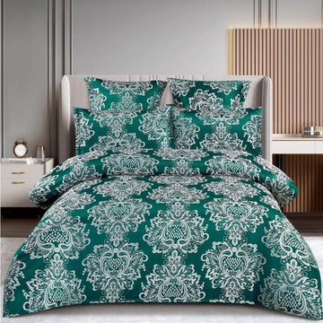 Lenjerie de Pat Jacquard 6 Piese – Bumbac 100% Premium, Design Elegant | COD: 1319-S