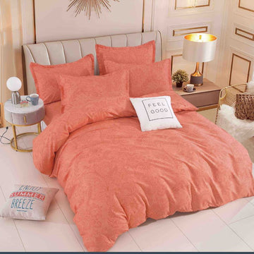 Lenjerie de Pat din Bumbac Finet cu Elastic – 6 Piese | Confort si Eleganta | COD 0129-J