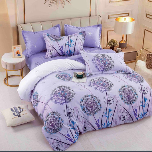 Lenjerie de Pat din Bumbac Finet cu Elastic – 6 Piese | Confort si Eleganta | COD 0133-J