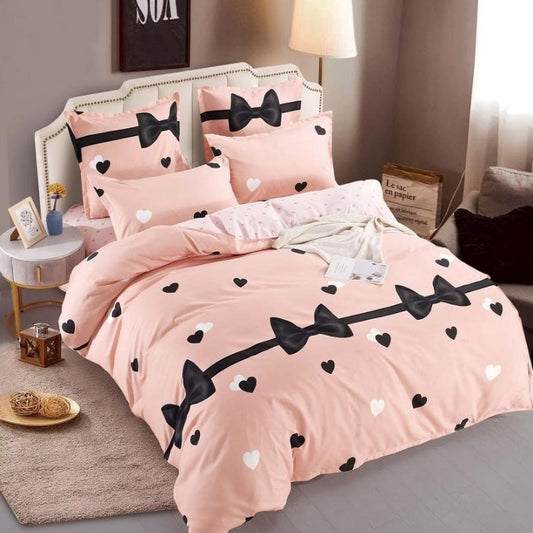 Lenjerie de Pat din Bumbac Finet cu Elastic – 6 Piese | Confort si Eleganta | COD 1331-J