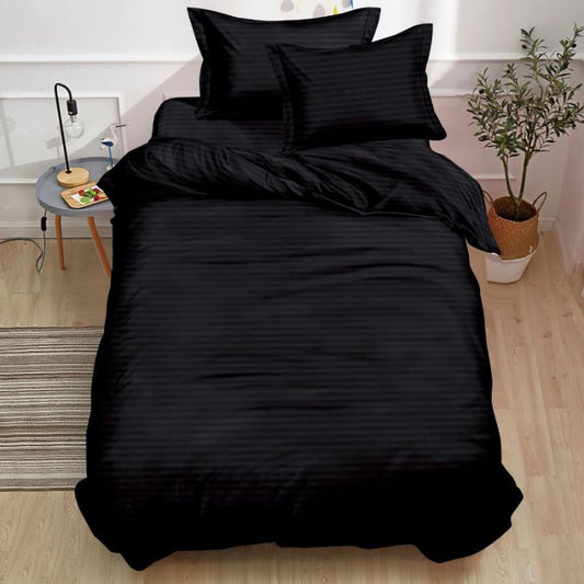Lenjerie de pat Damasc, 6 piese, 1 persoana, eleganta si confort premium | 2804-S 