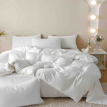 Lenjerie de pat Jacquard - 6 piese | Eleganta si confort premium | COD 0831-J