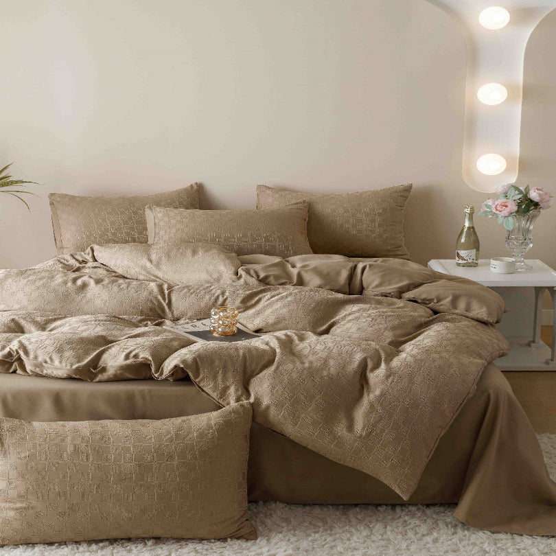 Lenjerie de pat Jacquard - 6 piese | Eleganta si confort premium | COD 0832-J