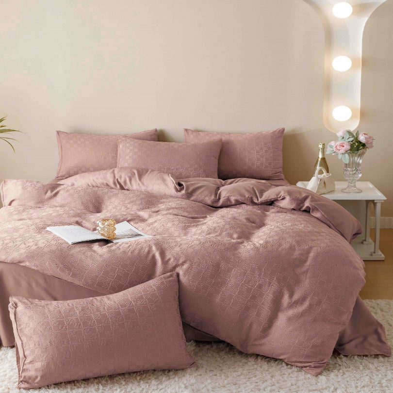 Lenjerie de pat Jacquard - 6 piese | Eleganta si confort premium | COD 0833-J