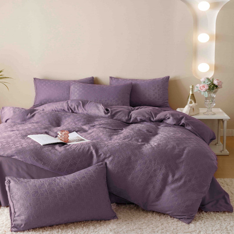 Lenjerie de pat Jacquard - 6 piese | Eleganta si confort premium | COD 0834-J