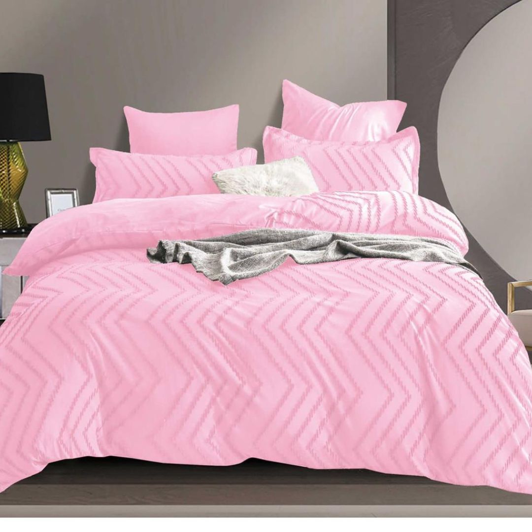 Lenjerie de pat Jacquard 6 piese – Eleganta si rafinament pentru dormitor | COD 0098-SEP