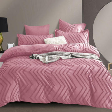 Lenjerie de pat Jacquard 6 piese – Eleganta si rafinament pentru dormitor | COD 0103-SEP