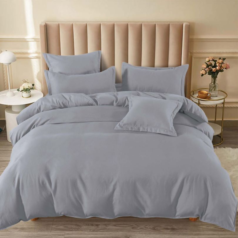 Lenjerie de pat bumbac finet  – 6 piese: Confort si stil pentru un somn odihnitor  | COD 1609-S