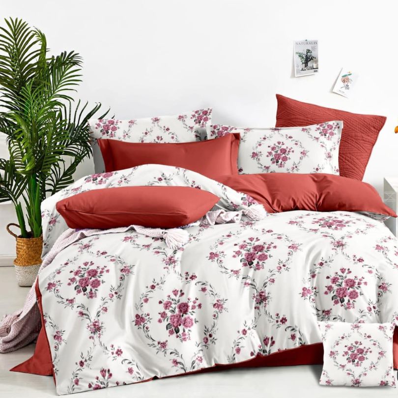 Lenjerie de pat bumbac finet – 6 piese | Eleganta si Confort la Tine Acasa | COD 0058 - CF