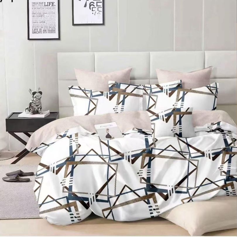 Lenjerie de pat bumbac finet – 6 piese | Eleganta si Confort la Tine Acasa | COD 0100 - CF