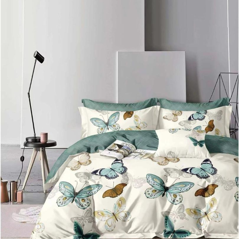 Lenjerie de pat bumbac finet – 6 piese | Eleganta si Confort la Tine Acasa | COD 0101 - CF