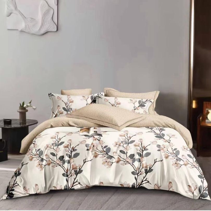 Lenjerie de pat bumbac finet – 6 piese | Eleganta si Confort la Tine Acasa | COD 0102 - CF