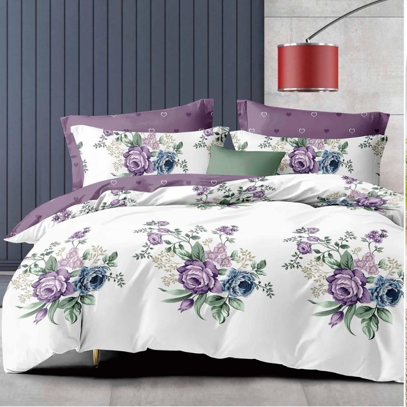 Lenjerie de pat bumbac finet – 6 piese | Eleganta si Confort la Tine Acasa | COD 0106 - CF