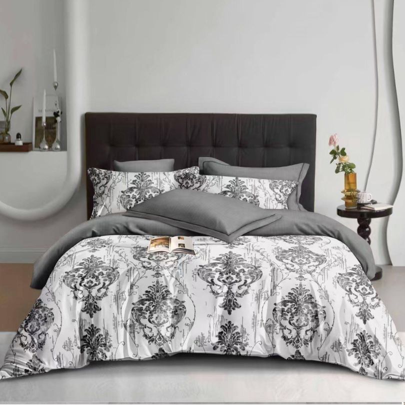 Lenjerie de pat bumbac finet – 6 piese | Eleganta si Confort la Tine Acasa | COD 0107 - CF