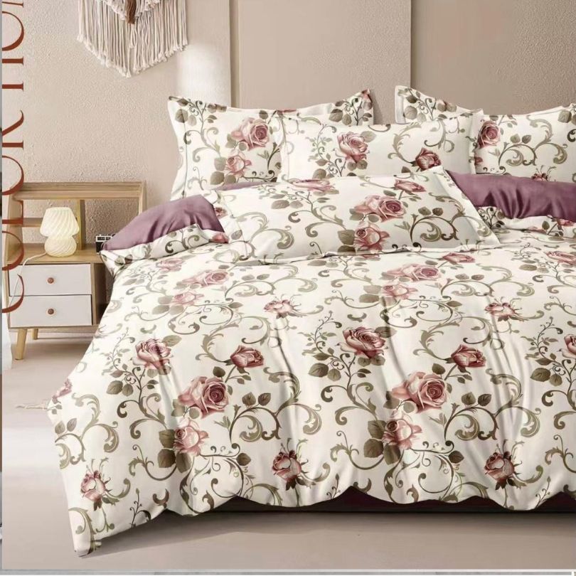 Lenjerie de pat bumbac finet – 6 piese | Eleganta si Confort la Tine Acasa | COD 0108 - CF