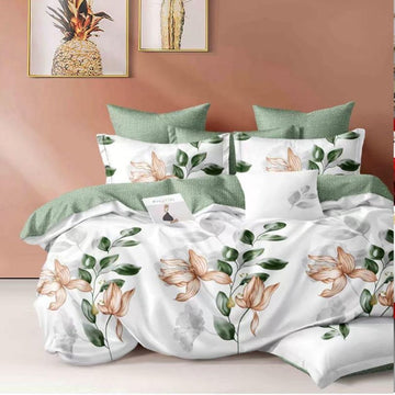 Lenjerie de pat bumbac finet – 6 piese | Eleganta si Confort la Tine Acasa | COD 0110 - CF