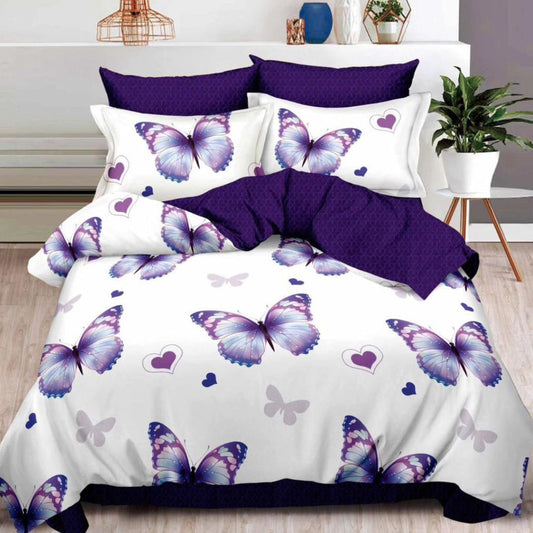 Lenjerie de pat bumbac finet cu elastic – 6 piese: Confort si stil pentru un somn odihnitor  | COD 0470-S