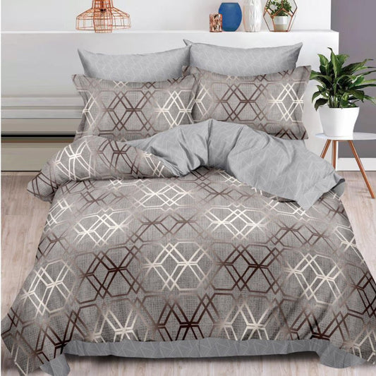 Lenjerie de pat bumbac finet cu elastic – 6 piese: Confort si stil pentru un somn odihnitor  | COD 0478-S