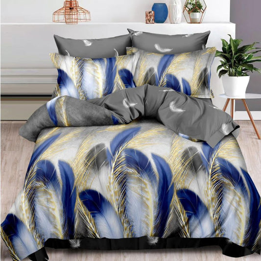 Lenjerie de pat bumbac finet cu elastic – 6 piese: Confort si stil pentru un somn odihnitor  | COD 0485-S