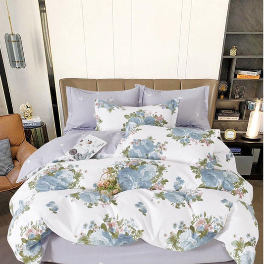 Lenjerie de pat bumbac finet cu elastic – 6 piese: Confort si stil pentru un somn odihnitor  | COD 0505-S