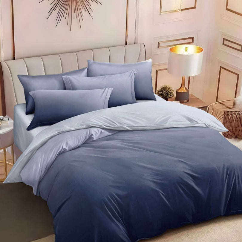 Lenjerie de pat bumbac finet cu elastic – 6 piese: Confort si stil pentru un somn odihnitor  | COD 0537-S