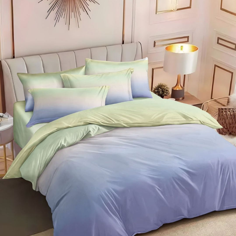 Lenjerie de pat bumbac finet cu elastic – 6 piese: Confort si stil pentru un somn odihnitor  | COD 0538-S