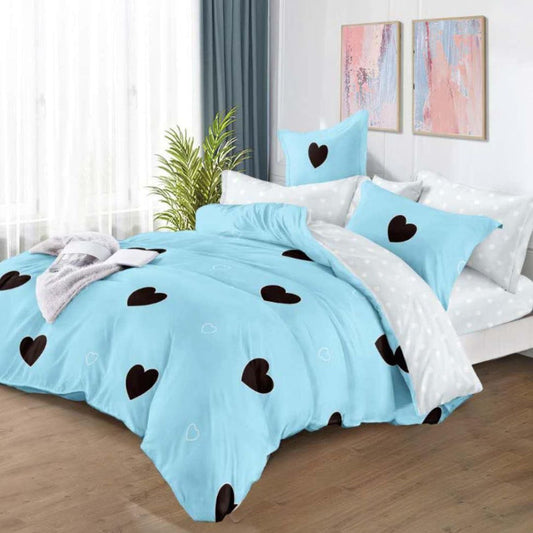 Lenjerie de pat bumbac finet cu elastic – 6 piese: Confort si stil pentru un somn odihnitor  | COD 0559-S