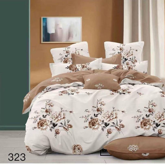 Lenjerie de pat din bumbac finet 6 piese – Model modern si culori vibrante | COD 0003 - CF