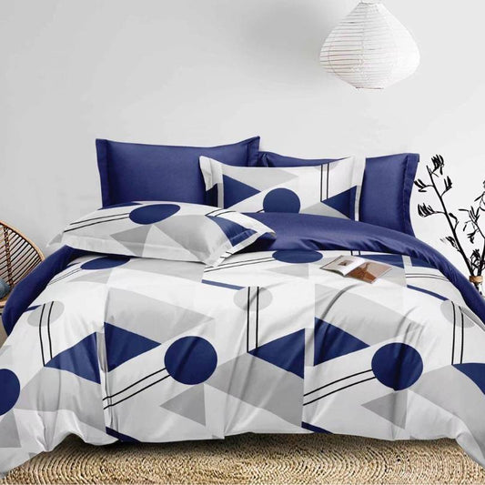 Lenjerie de pat din bumbac finet 6 piese – Model modern si culori vibrante | COD 0007 - CF