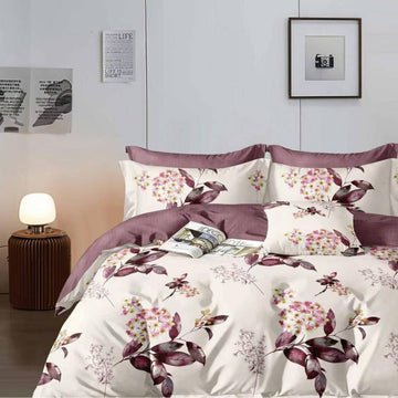 Lenjerie de pat din bumbac finet 6 piese – Model modern si culori vibrante | COD 0012 - CF