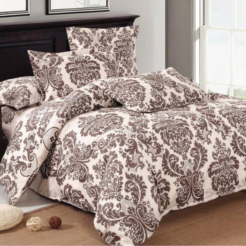 Lenjerie de pat din bumbac finet 6 piese – Model modern si culori vibrante | COD 0013 - CF