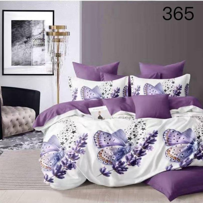 Lenjerie de pat din bumbac finet 6 piese – Model modern si culori vibrante | COD 0024 - CF