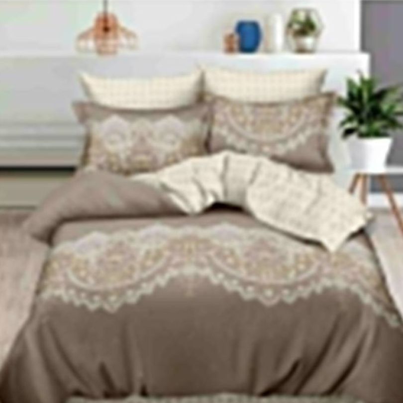 Lenjerie de pat din finet, 6 piese, ultra moale, calduroasa si colorata | 2973-S 