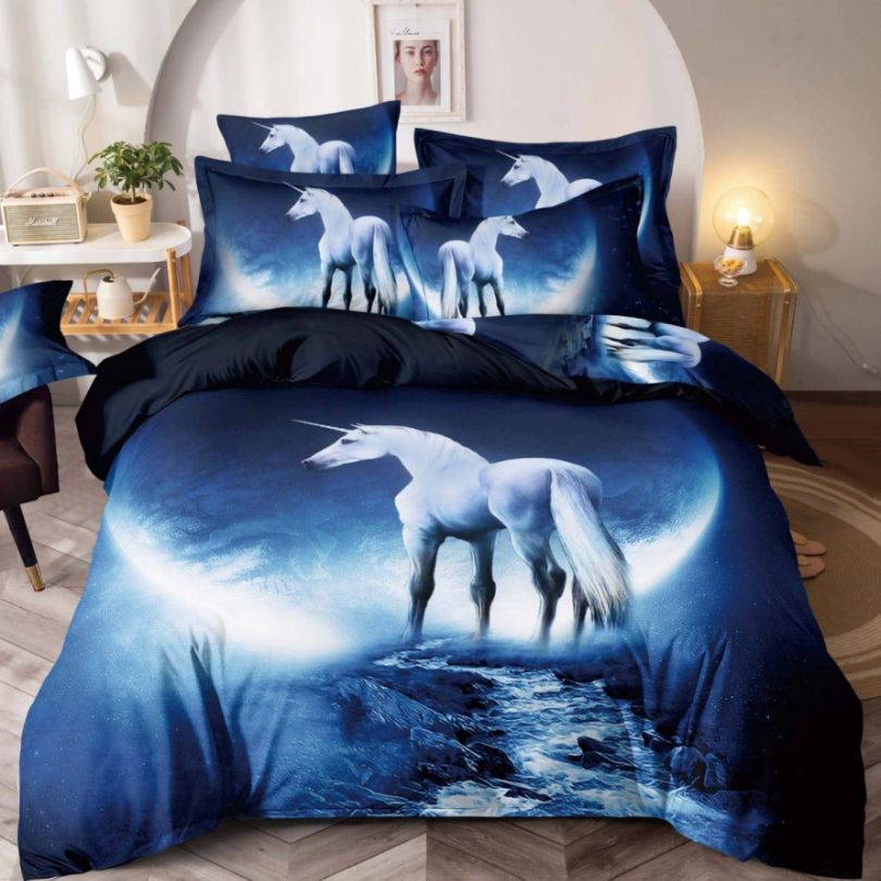 Lenjerie de pat din finet 6 piese, ultra moale, confort si stil pentru dormitor | 2338-J 