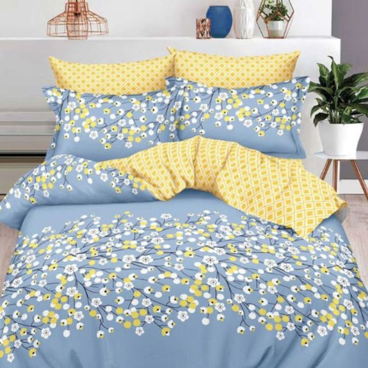 Lenjerie de pat din finet, 6 piese, ultra moale si calduroasa, set complet pentru confort | 2897-S