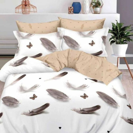 Lenjerie de pat din finet, 6 piese, ultra moale si calduroasa, set complet pentru confort | 2910-S
