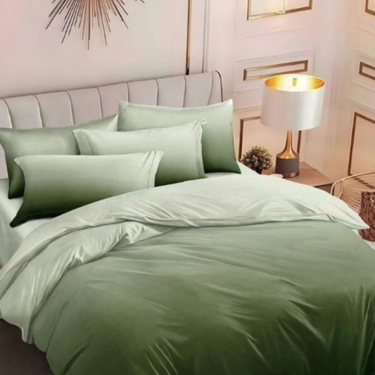 Lenjerie de pat din finet, 6 piese, ultra moale si calduroasa, set complet pentru confort | 2924-S