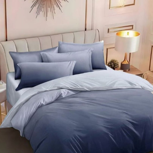 Lenjerie de pat din finet, 6 piese, ultra moale si calduroasa, set complet pentru confort | 2948-S