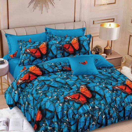Lenjerie de pat din finet, 6 piese, ultra moale si calduroasa, set complet pentru confort | 2951-S