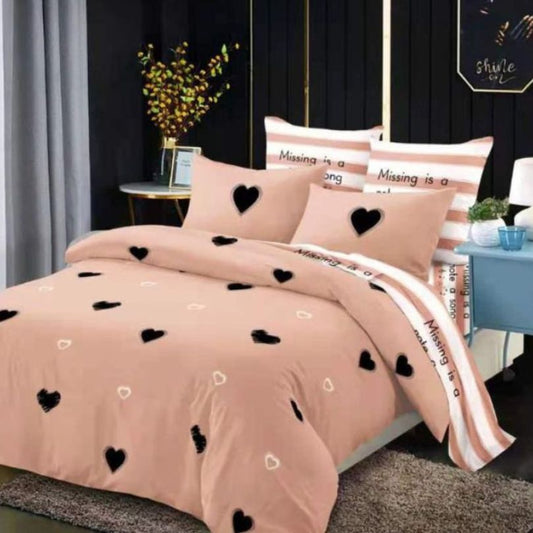 Lenjerie de pat din finet, 6 piese, ultra moale si calduroasa, set complet pentru confort | 3000-S