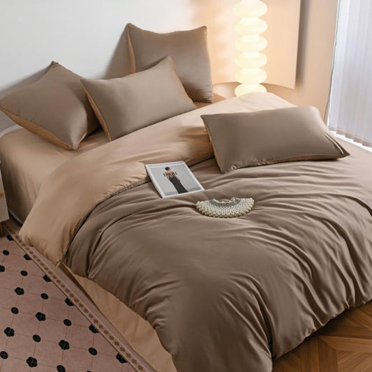 Lenjerie de pat din matase, 6 piese, ultra fina si eleganta, lux și rafinament | 2784-S