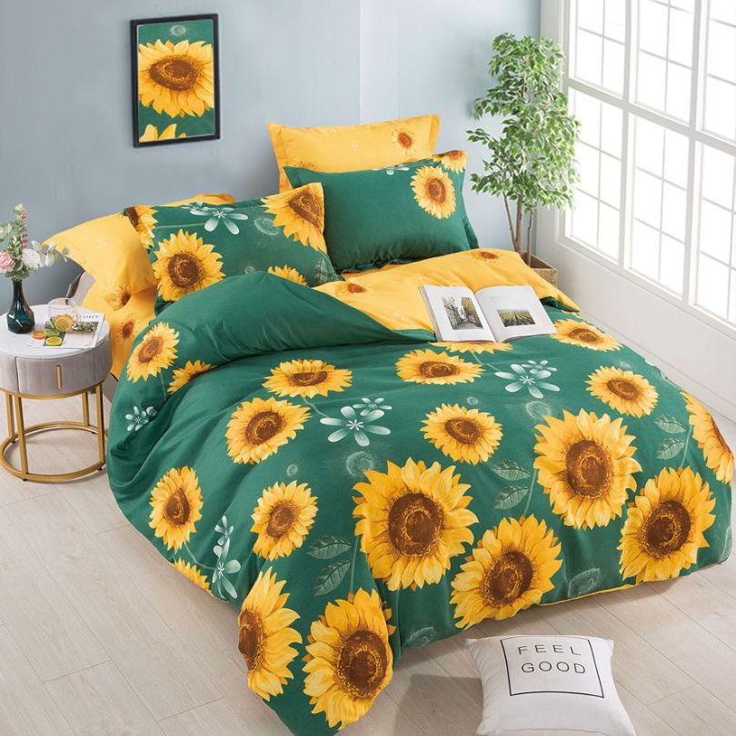 Lenjerie de pat finet, 6 piese, confort absolut si aspect elegant pentru dormitor| 2133-J 