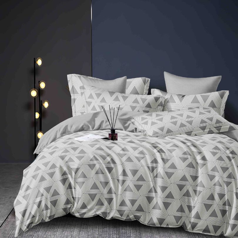Lenjerie de pat finet, 6 piese, confort absolut si aspect elegant pentru dormitor| 2176-J 