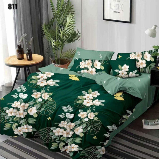 Lenjerie de pat finet 6 piese, eleganta, atingere catifelata si stil modern | 1465-SEP 