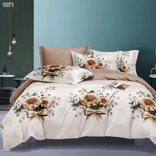 Lenjerie de pat finet 6 piese, eleganta, atingere catifelata si stil modern | 1467-SEP