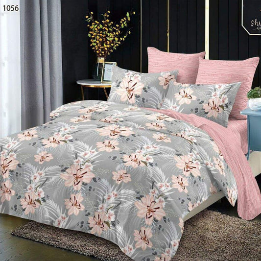 Lenjerie de pat finet 6 piese, eleganta, atingere catifelata si stil modern | 1470-SEP 
