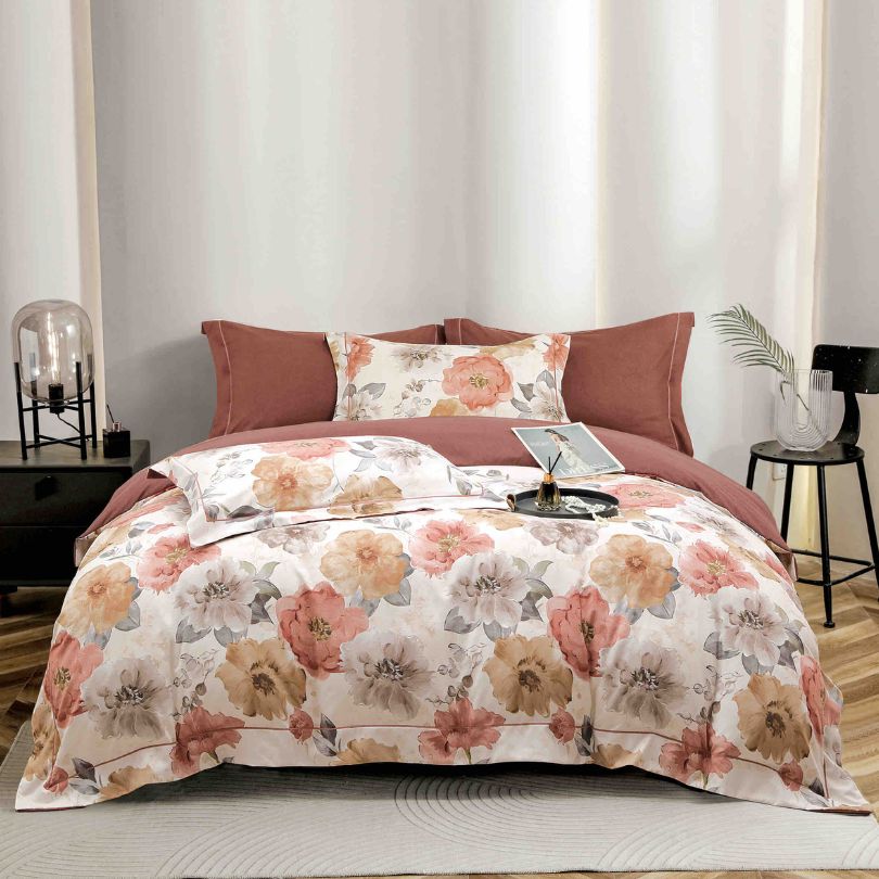 Lenjerie de pat finet lux, 6 piese, ultra moale, confort premium | 2521-J 