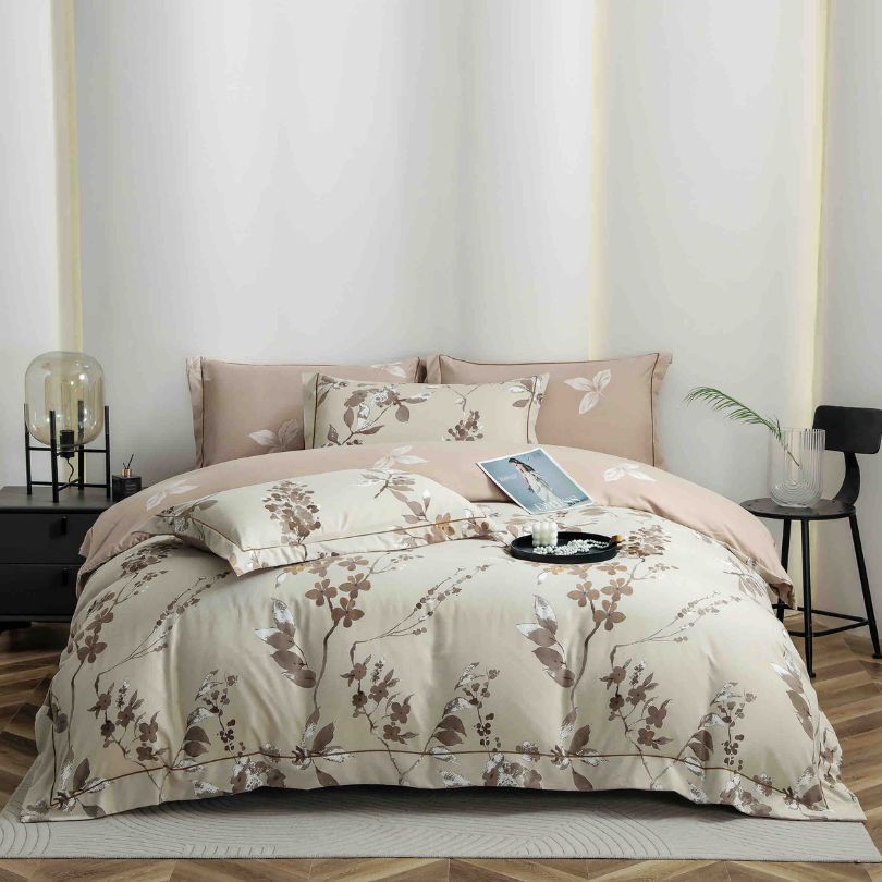 Lenjerie de pat finet lux, 6 piese, ultra moale, confort premium | 2524-J 