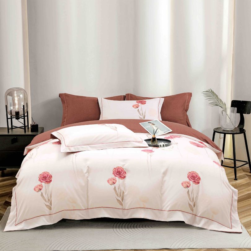 Lenjerie de pat finet lux, 6 piese, ultra moale, confort premium | 2525-J 