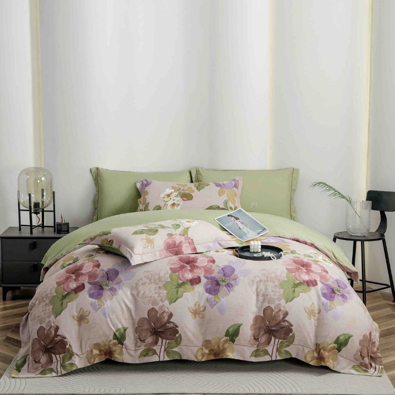 Lenjerie de pat finet lux, 6 piese, ultra moale, confort premium | 2526-J 